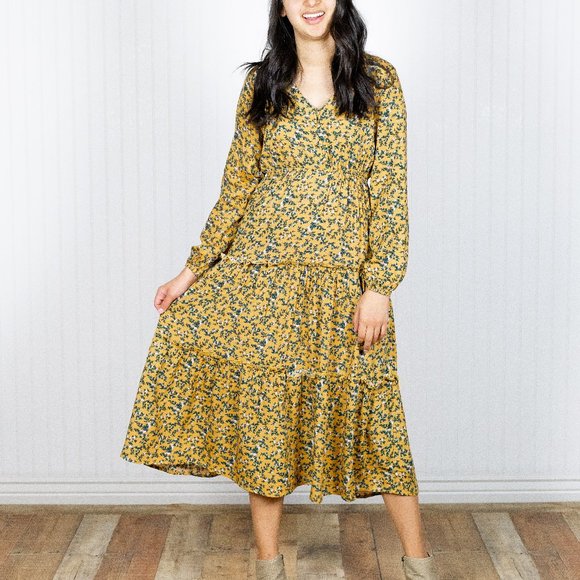 Hayden Dresses & Skirts - Hayden Floral Maxi Dress in Honey